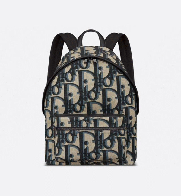 Balo Dior Rider Backpack Beige Black
