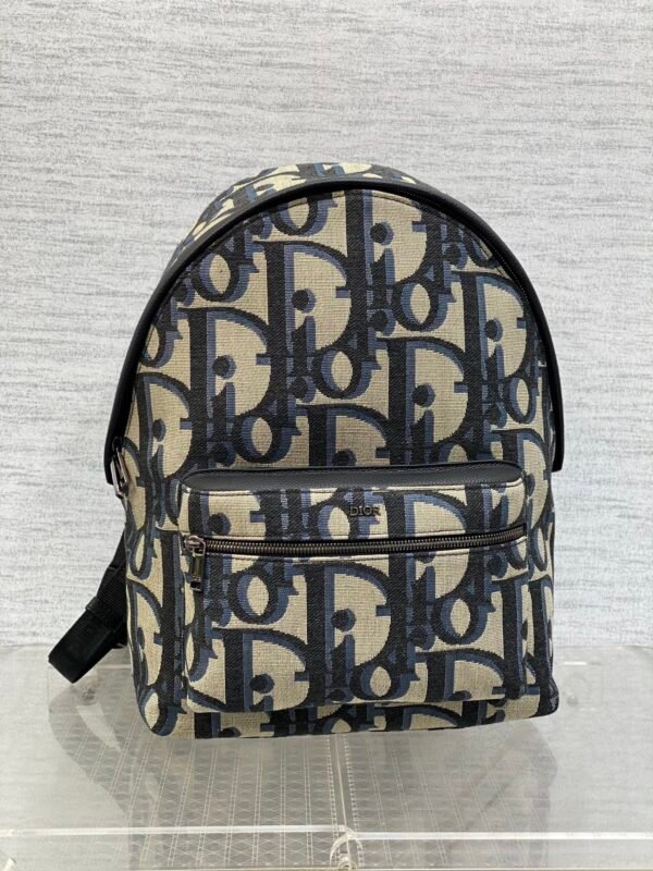 Balo Dior Rider Backpack Beige Black