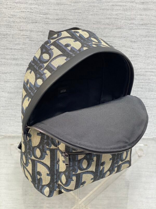 Balo Dior Rider Backpack Beige Black