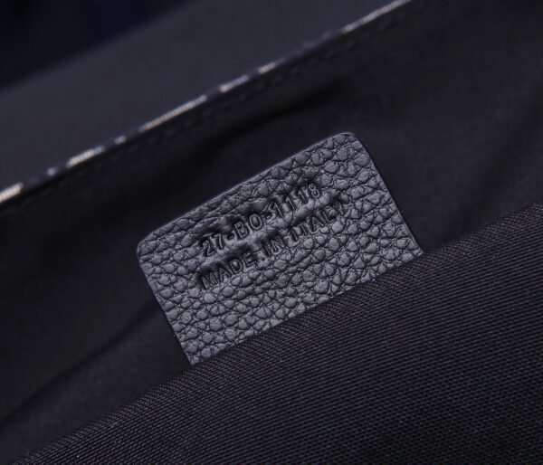 Dior Unisex CD Motion Backpack Beige Black Dior Oblique Jacquard Grained Calfskin