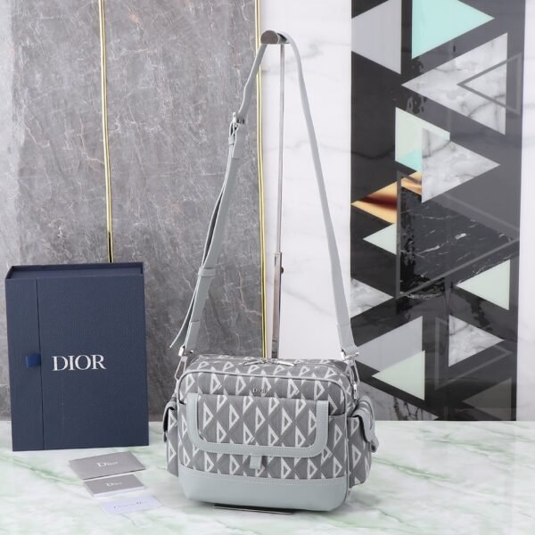 Dior Hit The Road Messenger Bag Grey
