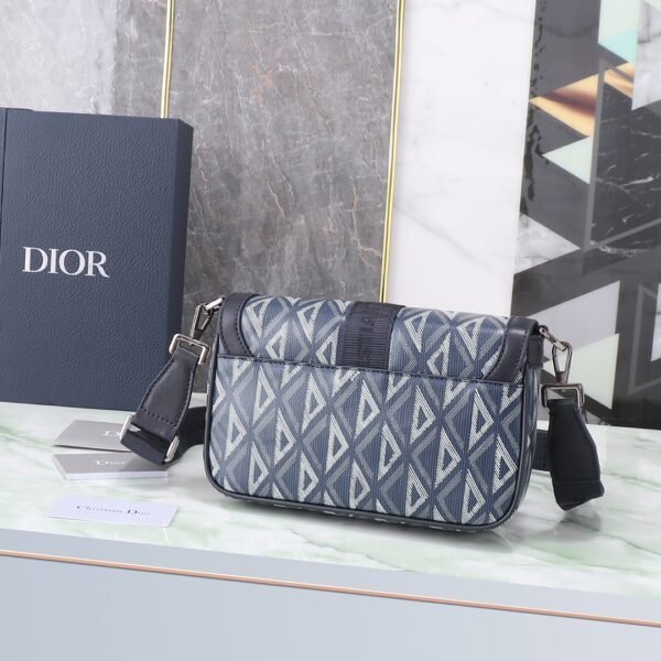 Dior Hit The Road Bag Strap CD Diamond Canvas Navy Blue