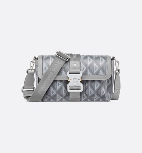 Dior Hit The Road Bag Strap CD Diamond Canvas Grey
