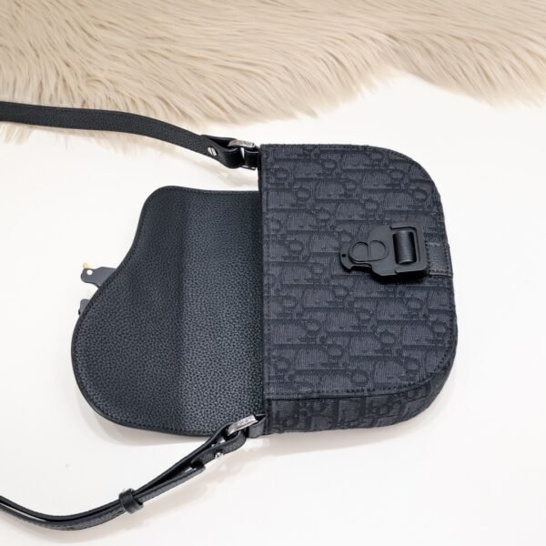 2ADCA435YKS_H03E (2) Mini Saddle Messenger Bag with Flap