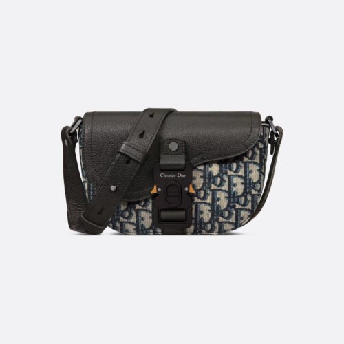 2ADCA435YKS_H27E (1) Mini Saddle Messenger Bag with Flap