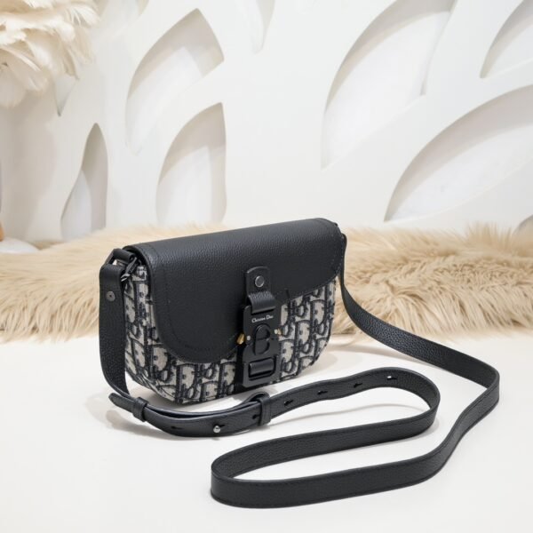 Mini Saddle Messenger Bag with Flap