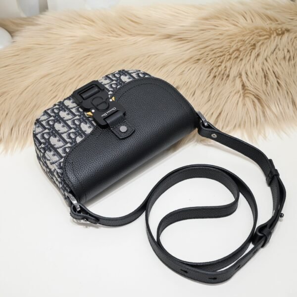 Mini Saddle Messenger Bag with Flap