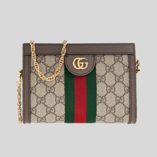 GUCCI GG Supreme Ophidia Mini Shoulder Crossbody Bag