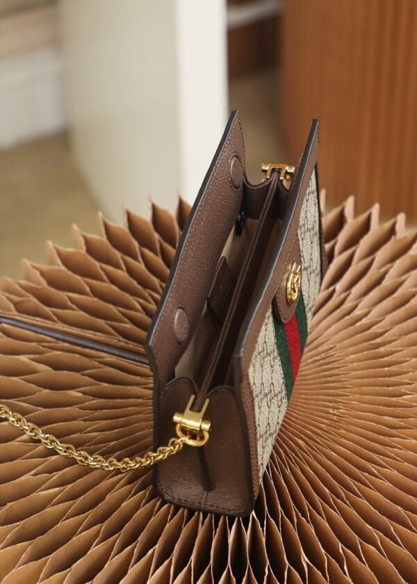 602676K05NB8745 (5) GUCCI GG Supreme Ophidia Mini Shoulder Crossbody Bag