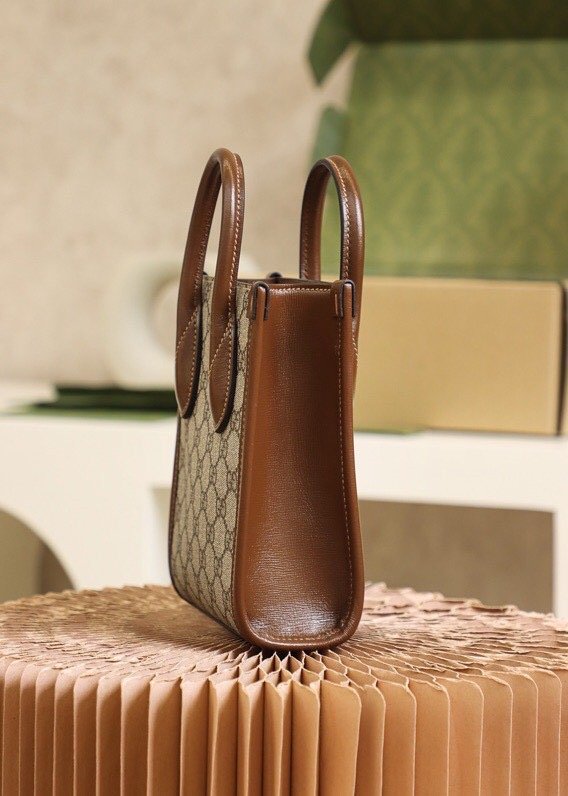 GG Supreme Interlocking G Mini Tote