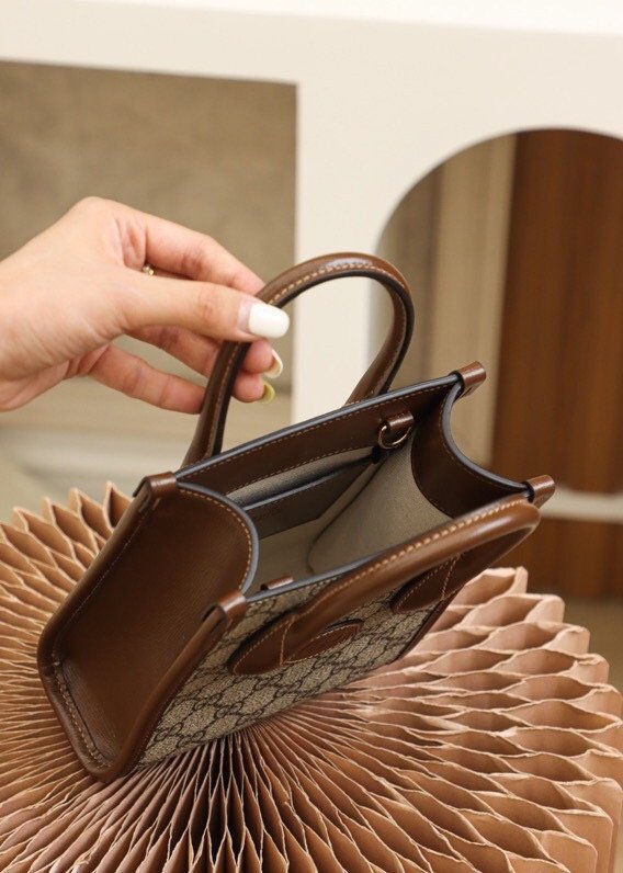 GG Supreme Interlocking G Mini Tote