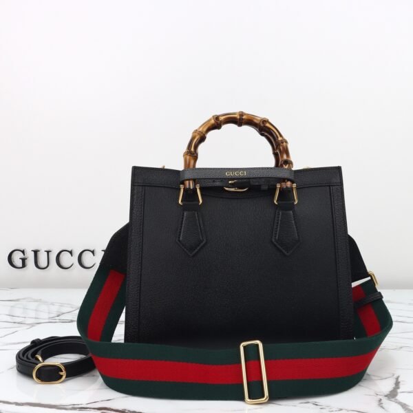 GUCCI DIANA series medium bamboo tote bag