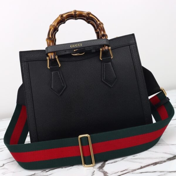 GUCCI DIANA series medium bamboo tote bag