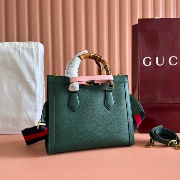GUCCI DIANA series medium bamboo tote bag