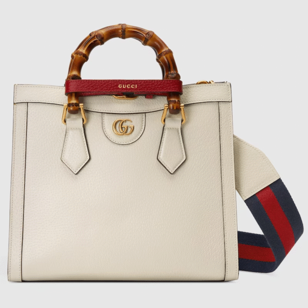 GUCCI DIANA series medium bamboo tote bag
