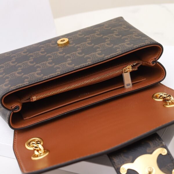 TEEN CELINE VICTOIRE BAG in Triomphe Canvas