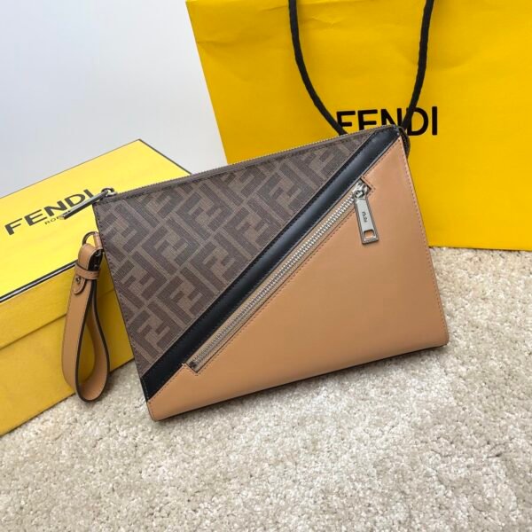 Fendi Diagonal Flat Pouch