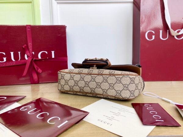 815206 FAD6L 9758 (2) GUCCI HORSEBIT 1955 SOFT SMALL TOP HANDLE BAG