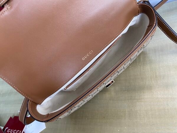 815206 FAD6L 9758 (3) GUCCI HORSEBIT 1955 SOFT SMALL TOP HANDLE BAG