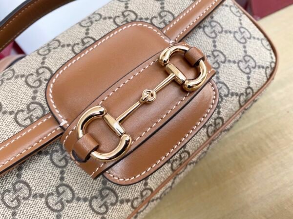 815206 FAD6L 9758 (8) GUCCI HORSEBIT 1955 SOFT SMALL TOP HANDLE BAG