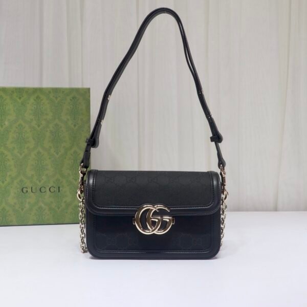 826761 FAEKK 1000 (8) GUCCI GO series small shoulder bag
