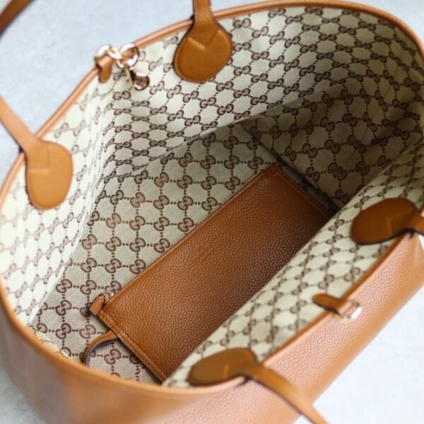 839112 AAFEQ 2743 (7) GUCCI TOTISSIMA series medium double-sided tote bag