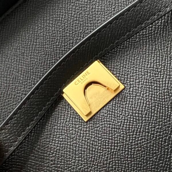 CELINE MICRO BELT BAG IN GRAINED CALFSKIN - BLACK