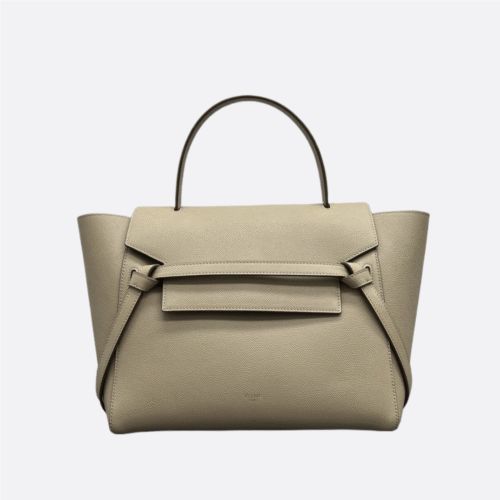 98311-2 (1) CELINE MINI BELT BAG IN GRAINED CALFSKIN - Apricot color