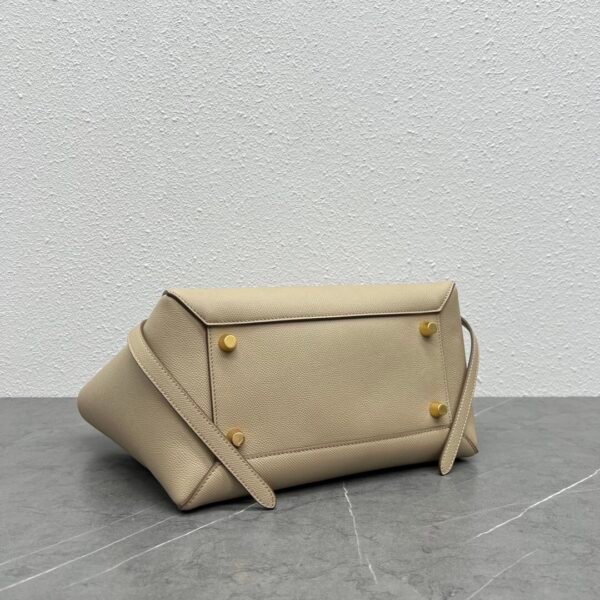 98311-2 (5) CELINE MINI BELT BAG IN GRAINED CALFSKIN - Apricot color