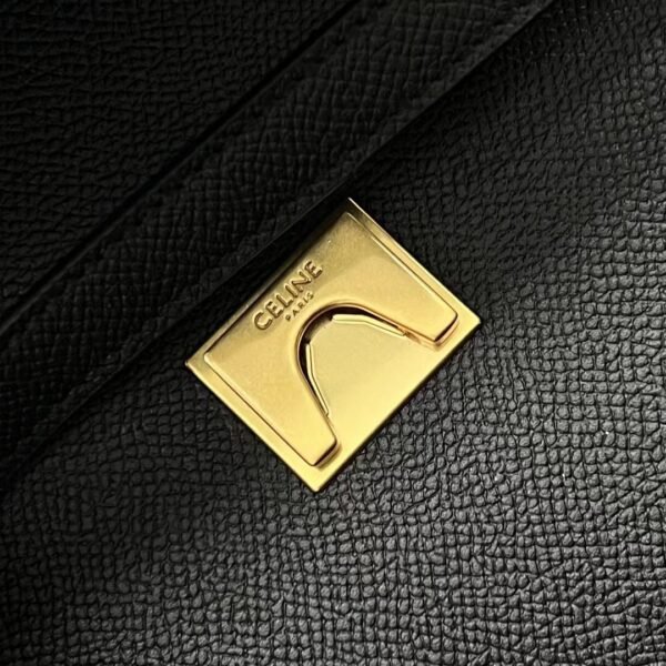 98311 (7) CELINE MINI BELT BAG IN GRAINED CALFSKIN - BLACK