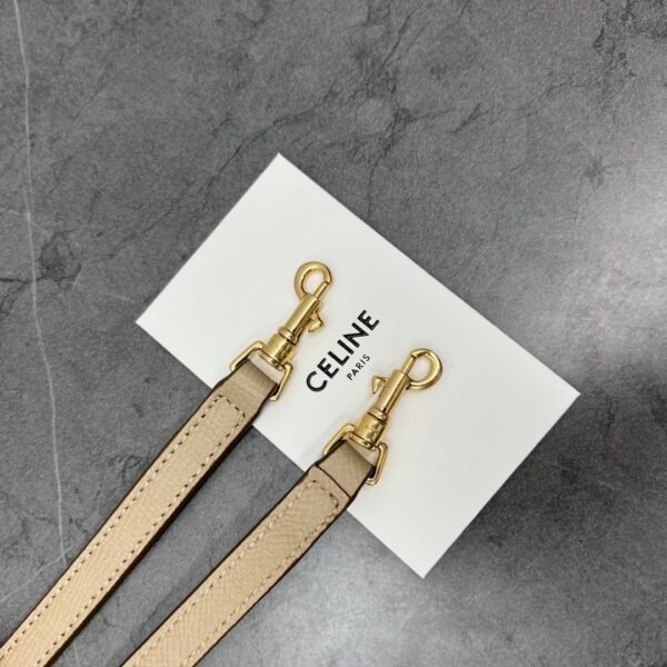 99960 (9) CELINE PICO BELT BAG IN GRAINED CALFSKIN - Apricot color