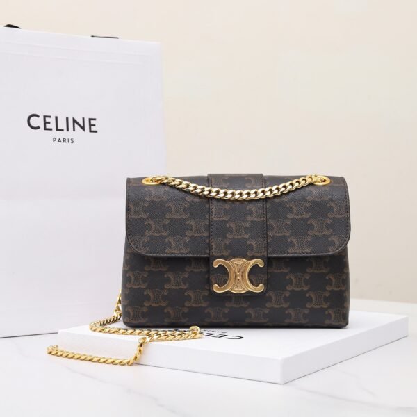 TEEN CELINE VICTOIRE BAG in Triomphe Canvas