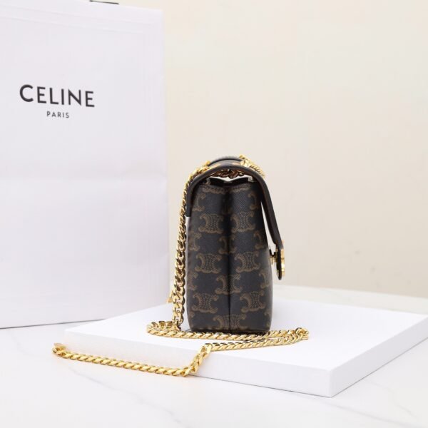 TEEN CELINE VICTOIRE BAG in Triomphe Canvas