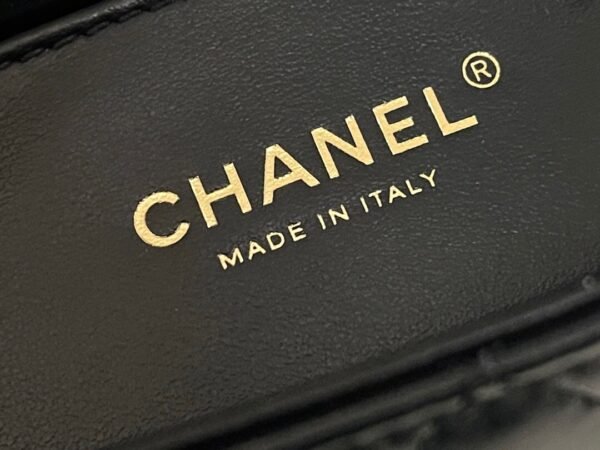 CHANEL 24C Double Gold Bead Handbag 22cm