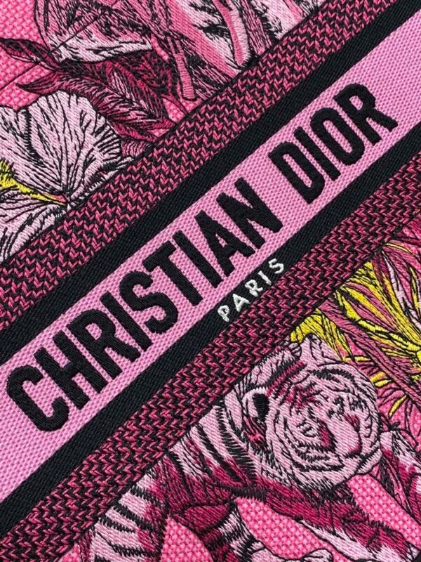 Small Dior Book Tote Red