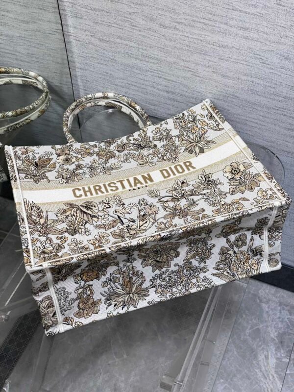 Around the world -J-L (2) Large Dior Book Tote Dark Gold