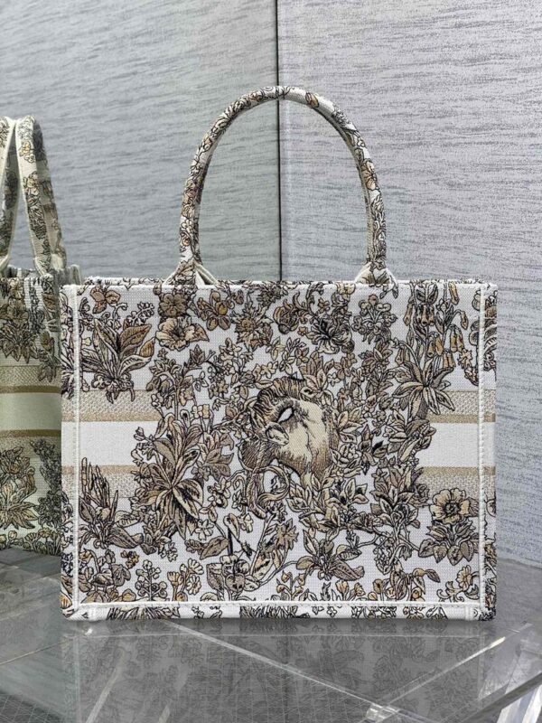 Medium Dior Book Tote Dark Gold