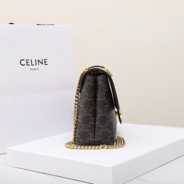 B92FBE8CA60514C623720278A3681EFC Medium Celine Victoire Bag in Triomphe Canvas