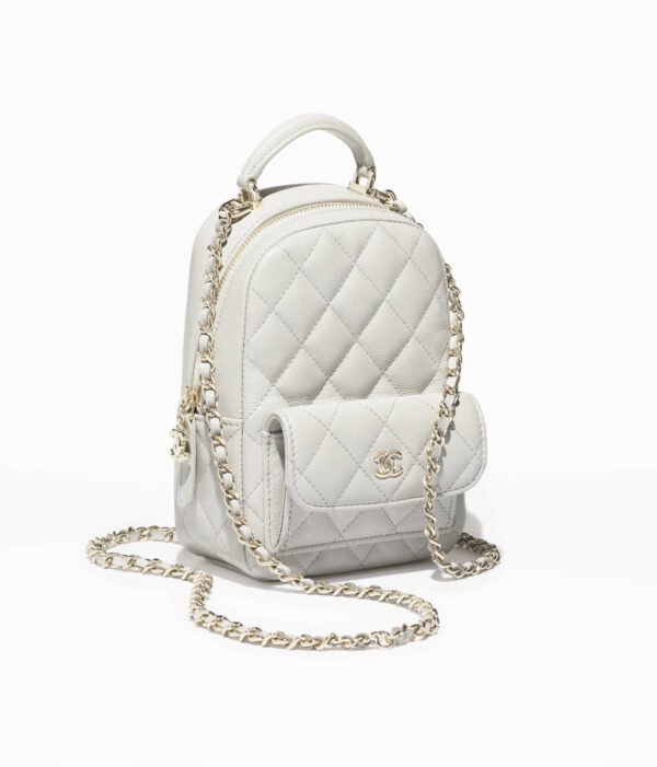 Chanel Grained Calfskin Backpack Black AP3753