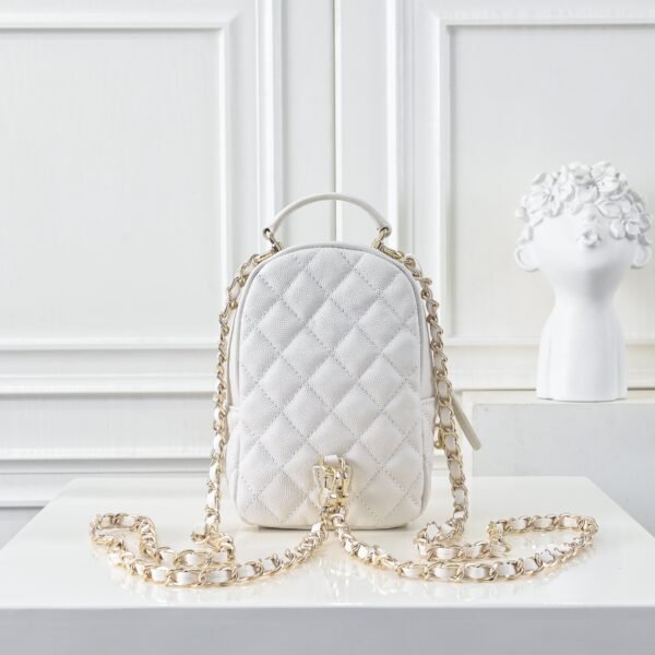 Chanel Grained Calfskin Backpack Black AP3753