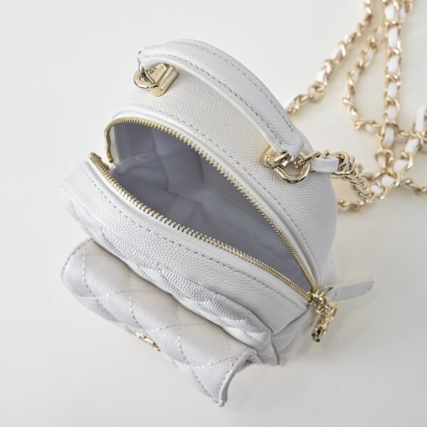 Chanel Grained Calfskin Backpack Black AP3753