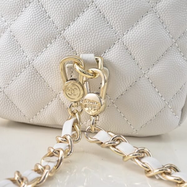 Chanel Grained Calfskin Backpack Black AP3753