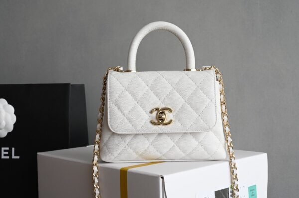CHANEL 24K Coco Handle Mini Matelasse 2way Shoulder Bag