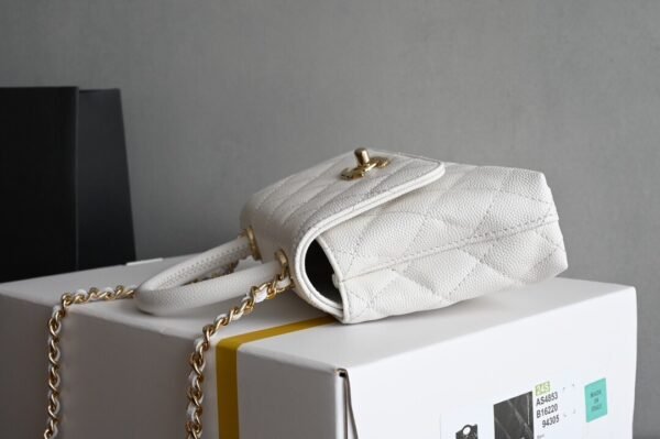 CHANEL 24K Coco Handle Mini Matelasse 2way Shoulder Bag