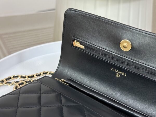 Chanel AP0250-3 (2) CHANEL WOC Gold CC LOGO Lambskin Chain Bag