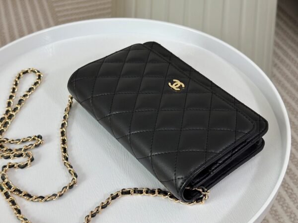 Chanel AP0250-3 (6) CHANEL WOC Gold CC LOGO Lambskin Chain Bag