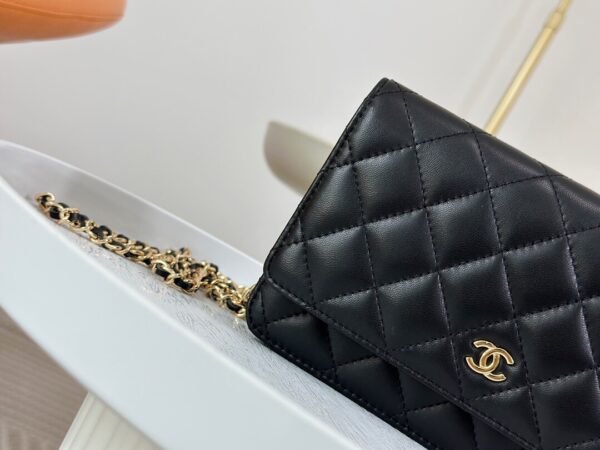 Chanel AP0250-3 (9) CHANEL WOC Gold CC LOGO Lambskin Chain Bag