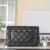 Chanel Woc Lambskin Double Pearl Adjustable Buckle Crossbody Bag