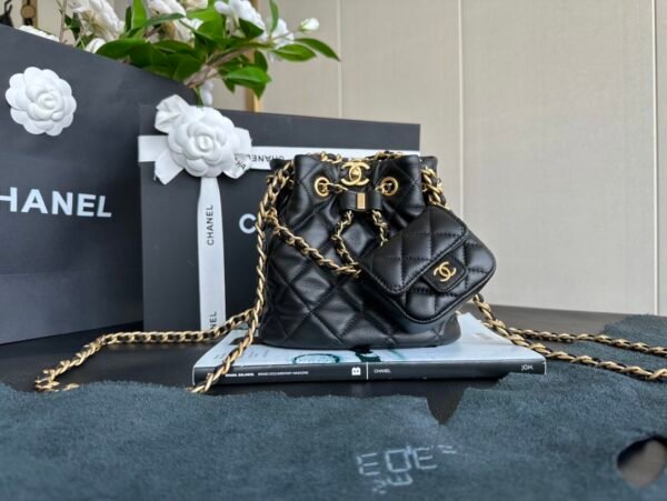 Chanel Small Drawstring 23A Bucket