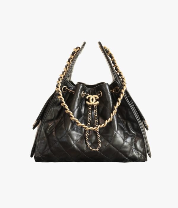 CHANEL 25 Calfskin Hobo Bag Small Handbag